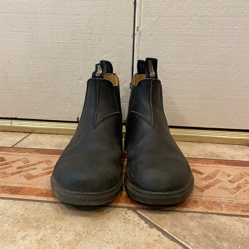 Blundstone Black Leather Boots Womens US 5/AU 2
